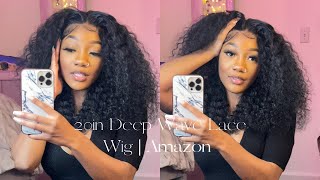 13X6 Hd Deep Wave Lace Frontal Wig || Amazon Find