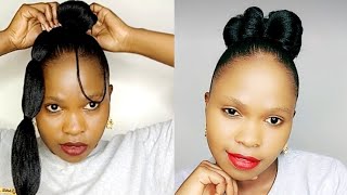 10 Mins Quick Hairstyle Using A Braid Extension
