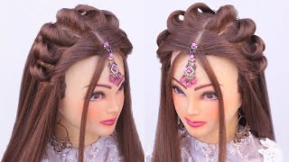 2 Simple Open Hairstyle For Girls L Wedding Hairstyles Kashee'S L Front Variation L Party Hairs