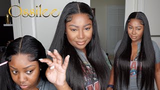 28 Inch Buss Down Middle Part Closure Wig Install | 5X5 Hd Lace Closure | Ossilee Hair