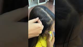 2 Minute Waterfall Braid Hair Tutorial || #Shorts #Shortvideo #Youtubeshorts