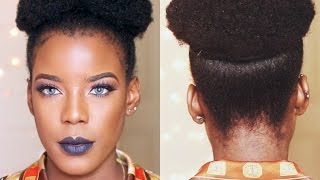 Easy High And Low Puff Tutorial For Short And Medium Hair.
