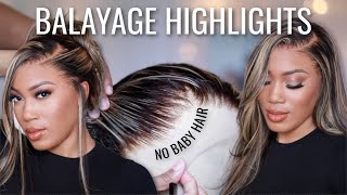 True Scalp Tape | Balayage Highlight Lace Wig | Megalook