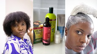 Texlax Routine: How I Texlax My 4C Hair At Home | Texlaxed Hair