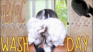 My Hydrating Wash Day Routine | 4B/4C Natural Hair