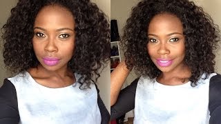 How I Make My Curly Wig With No Closure| Ivy Method| Exotic Hair La|Bodacious