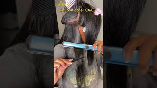 Tape In Extension Install On Short Hair  Step By Step Silky Process Ft.#Ulahair
