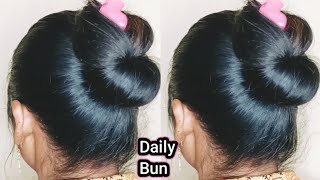Easy Clutcher Bun Hairstyle For Ladies//Hairstyle//Hairstyletutorial//Amazing Hairstyles!