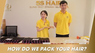 How 5S Hair Pack Your Product? | 5S Hair Factory Vietnam