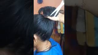 Easy Hairstyle  . Easy Haircut At Home   How To Cut Medium Hair.S At Home...