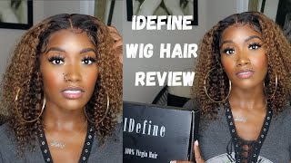 Idefine Wig Review & Install | Best Lace Front Wig Ever | The Best Highlighted Curly Summer Wig