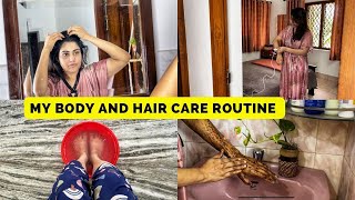 My Body & Hair Care Routine/Diy Body Scrub/Diy Pedicure At Home/ Pamper Routine/Skin Brightening