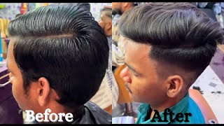 Double Taper Two Side Hair Cut || 2023 Hairstyle Tutorials.... #Hairstyle #Viral #Rr_Mens_Parlour