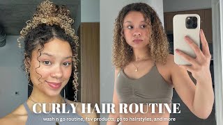Hair Care Routine I Wash N Go, Fav Styles, Go To Products, Chit Chat, And More