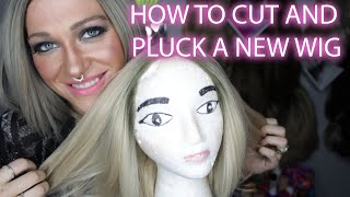 How To Pluck A Wig | How To Cut A Lace Front Wig | Wig Tutorial | How To Make A Wig Look Natural