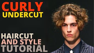Curly Curtain Bangs With Undercut Haircut (Curly Hair Tips)