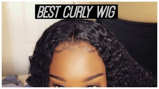 Affordable Pre-Plucked 360 Frontal Curly Wig Ft. Aliblisswig