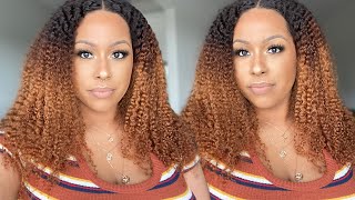 Calling All Leos!  | Zodiac Collection: Leo | 5X5 Closure Ombre Human Hair Curly Wig! | Myfirstwig