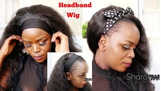 No Lace No Glue Wash And Go Headband Wig Ft Sharonwanizwigs