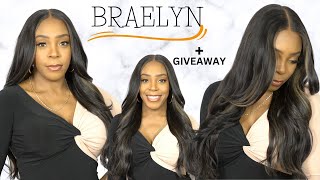 Sensationnel Synthetic Cloud 9 What Lace 13X6 Frontal Hd Lace Wig- Braelyn +Giveaway --/Wigtypes.Com