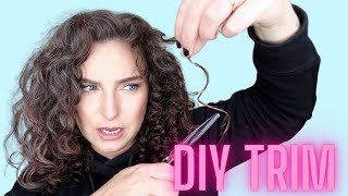 How To Cut Curly Hair At Home
