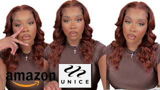 Reddish Brown Body Wave 13X4 Lace Front Wigs | Best Quality Reddish Brown Wigs | Unice Hair Amazon