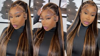 Install This Highlight Wig With Me | Megalook Hair