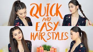 Quick And Easy Hairstyles To Keep Your Hair Off Your Face!
