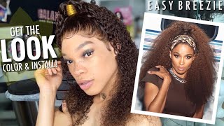 Ciara Inspired Hair! Lace Wig Beginners Tutorial | Omgherhair
