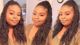 22Inch Straight Kinky Wavy Curly Ponytail Claw | Aisi Hair Review