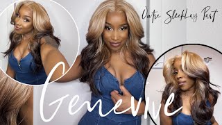 Outre Snapped! Favorite Wig Right Now! $37 Outre Sleeklay Part Genevive Rom Irish Coffee| Wigtypes