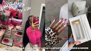Chill Days In My Life | Trying A New Hairstyle, Nail Appt, Vday, Apartment Finds & More!