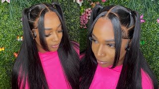 Get Into The Slayyyfull Parting Space | 13X6 Straight Lace Wig| Ashimary Hair