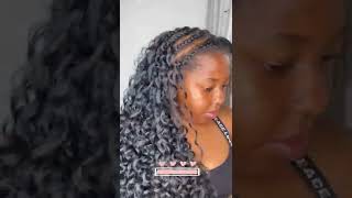 Curly Crochet Braids Hairstyle | 20" Deepwave Curls ~ All Things Savvy | Product Link In Descri