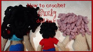 How To Crochet Curly Doll Hair