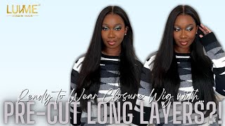 Trendy Layered Cut | 5X5 Closure Lace | Wig Install And Review | Ft Luvme Hair | Tan Dotson