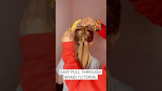 Easy Pull Through Braid ~ Audrey And Victoria #Hairstyle #Hairtutorial
