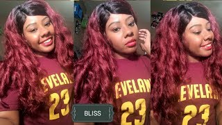 Outre Synthetic L-Part Swiss Lace Front Wig - Bliss (Futura) Dr425
