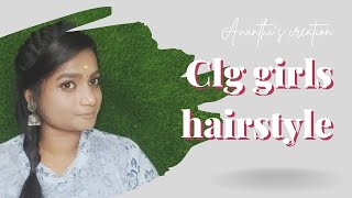 Easy College Girls Hairstyle @Ananthirasu.Alagar773 #Hairstyle #Hair #Hairtutorial