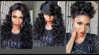 How To: Styling The Fullest Density Lace Front Wig  Ft. Supernova Hair
