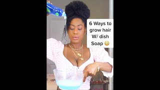 How I Use Dish Soap To Grow Long 4C Hair Fast