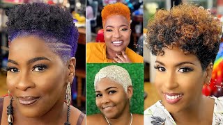 15 Most Cutest Natural Short Hairstyles For Black Women | Low-Cut Trends Among Female | Wendy Styles