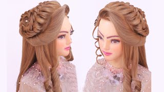 Wedding Hairstyles Kashees L Mind Blowing Open Hairstyle For Wedding L Braids Hairstyles 2022