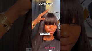 Fringe Clips On Lace Wig?! 3Mins Quick Install On Forhead | Beginner Friendly Hair Ft. @Ulahair