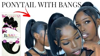 Ponytail With Bangs For Beginners | South African Youtuber