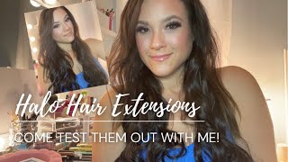 Installing Halo Hair Extensions