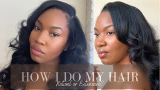 How To Install A "Natural" Looking U-Part Unit With Leave Out | Yummy Extensions | Renee L