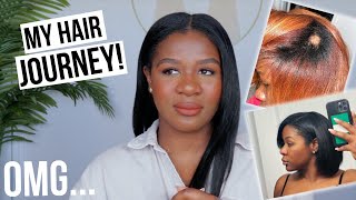 My Hair Loss To Hair Growth Journey | Bald Spot, Damage, + Thinning Hair | 2023
