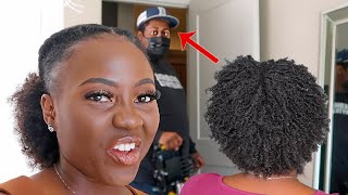 Youtube Came To My Home And Got Shocked At My Natural Hair
