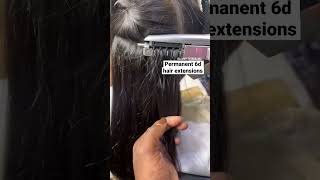Permanent 6D Hair Extensions | Lammy Salon |7010894135 #Shorts #Permanent #6D #Hairextensions